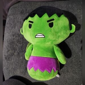 NWT Hallmark Green and Purple Plush Hulk Toy
